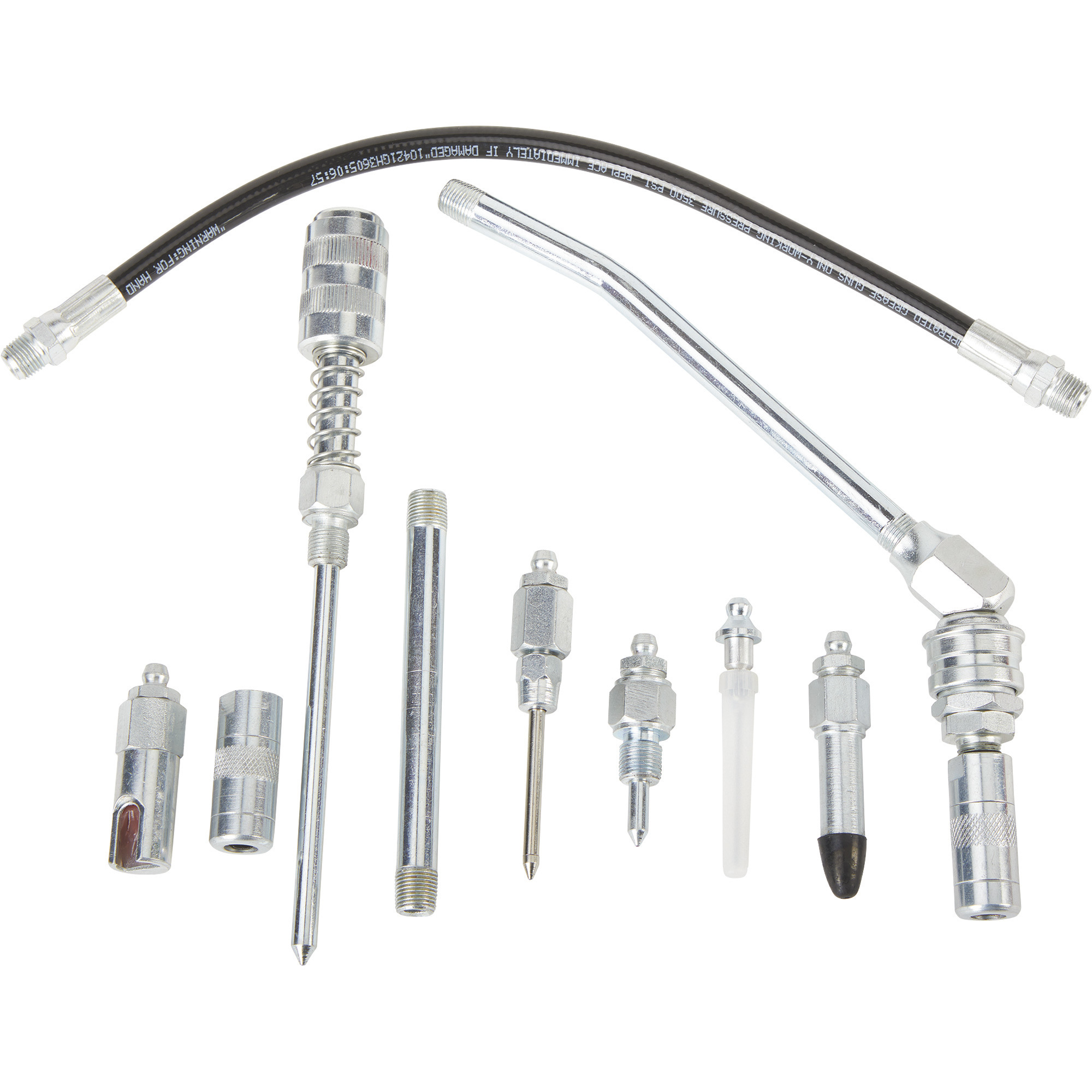 Roughneck 11Piece Grease Gun Accessory Kit, Includes Carrying Case